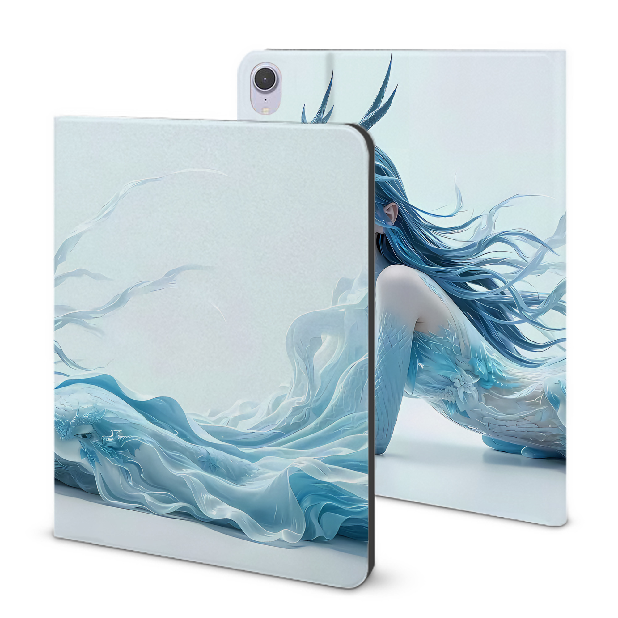 （画像用） Ne Zha 2 ナタ 魔童の大暴れ IPad ケース ブック型 PUレザー TPU 耐衝撃 軽量 薄型 ペン収納なし 全面保護 IPad 各モデル対応